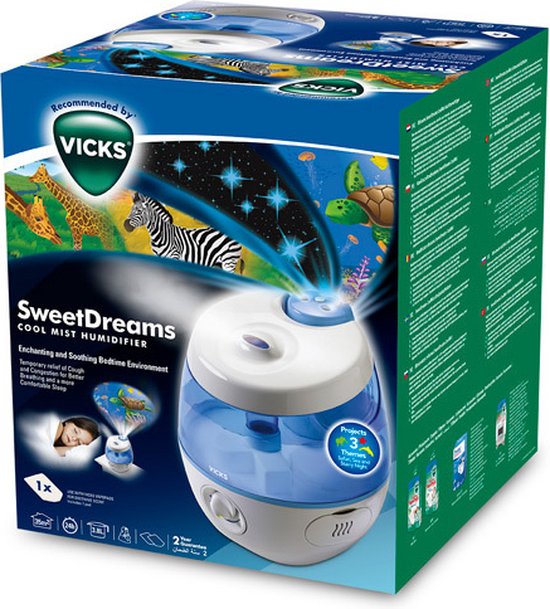 Vicks Ultrasone Luchtbevochtiger Sweet Dreams