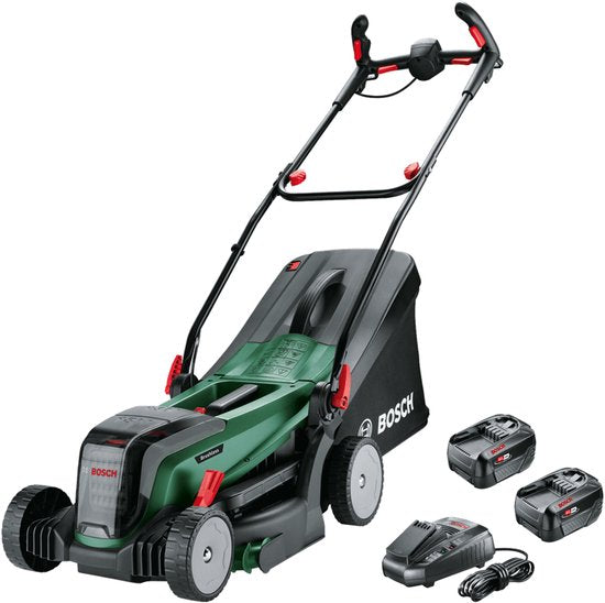 Bosch UniversalRotak 2x18V-37-550 - Accu-grasmaaier - Inclusief 2x 18V Li-Ion (4.0 Ah) accu en Lader