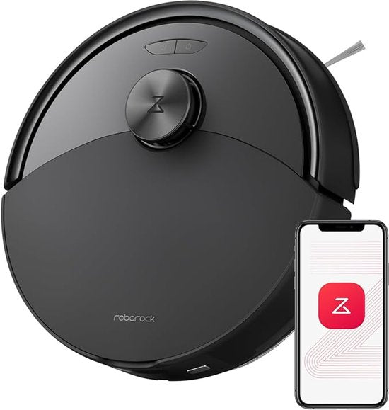 Roborock Q10 S5 Robotstofzuiger– 10000 Pa Zuigkracht–Dubbele Anti-klitfunctie–VibraRise 2.0-Systeem– 8 mm Dweillift– PreciSense LiDAR-navigatie–Obstakelvermijding– APP–Zwart(Zwart/roborock Q10 S5)
