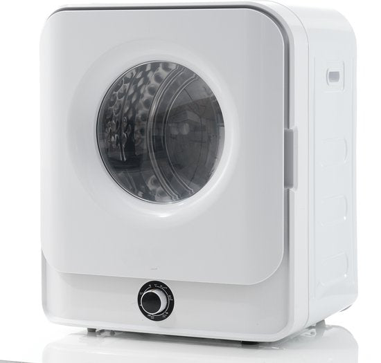 Rolipo Wäschetrockner 3,0 kg – 830 W – 62 dB – 5 programma's – wandmontage – compact – voor wasruimtes – 49,5x43,5x59,5 cm – 1 st – wit