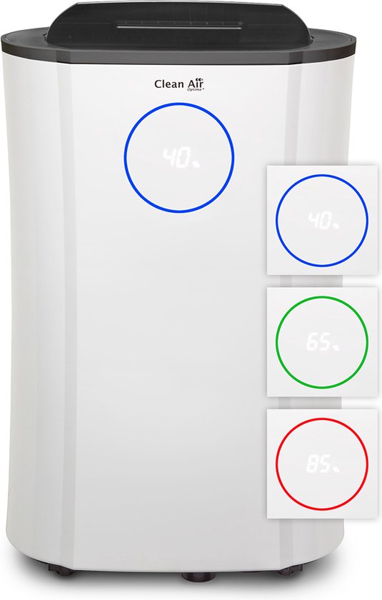 Clean Air Optima® CA-704 - 2-in-1 Luchtontvochtiger Luchtreiniger - 12 liter/dag - Automatische ontvochtiging - 5 voudige filtertechnologie - Bijzonder geluidsarm(12 l)