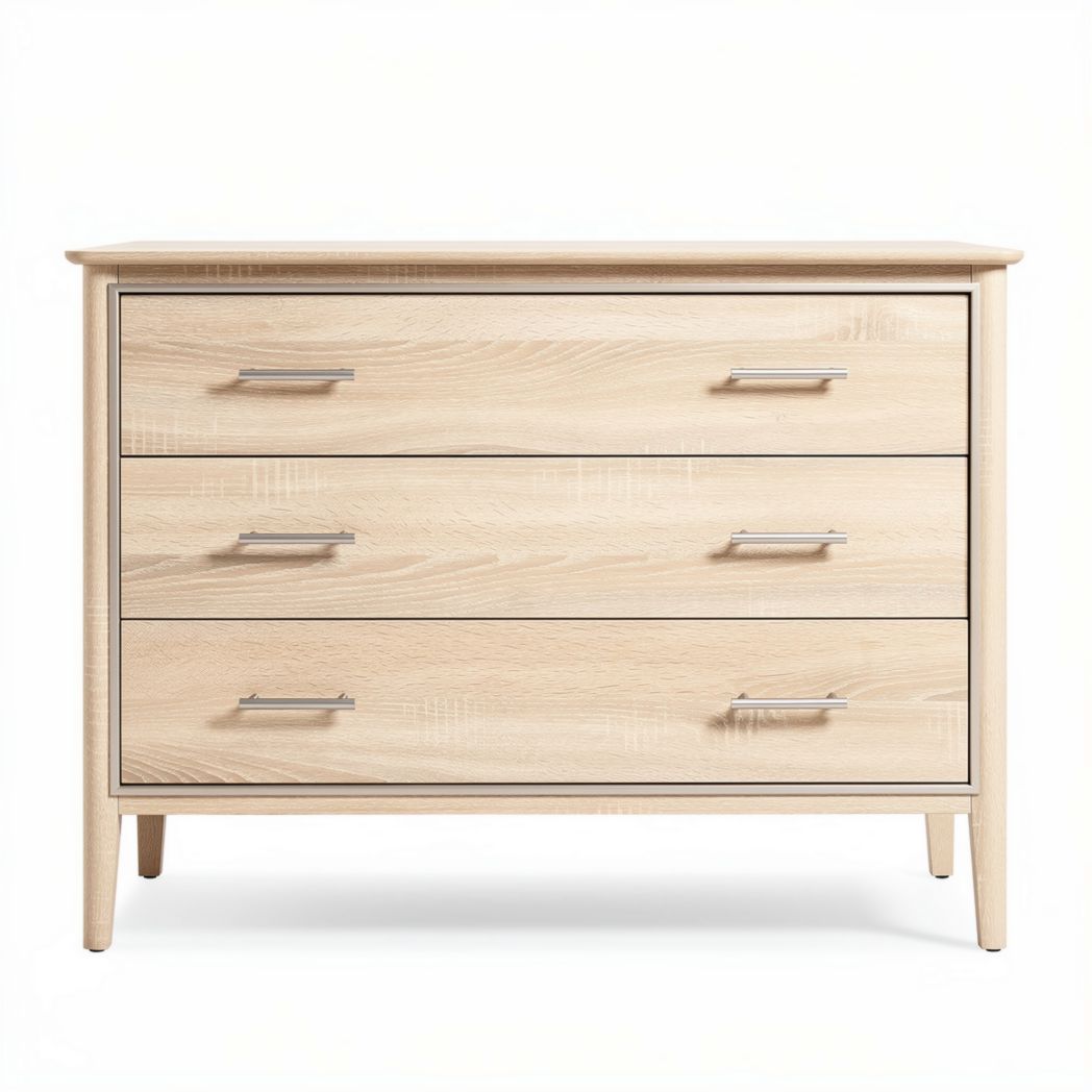 Houten kast met 6 lades 120 x 50 x 80cm voor opslag en organisatie