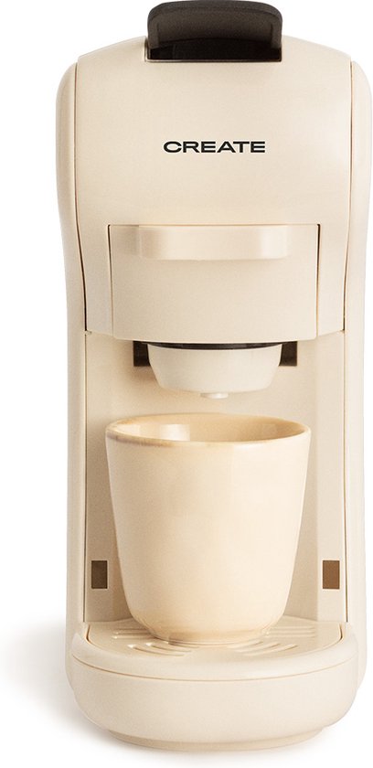 ‎CREATE CREATE - Multi-capsule Express en gemalen koffiemachine - Nespresso, Dolce Gusto - 1450W - 600ml - POTTS(Beige)