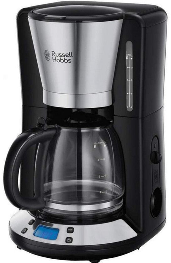 Russell Hobbs programmeerbaar filterkoffiezetapparaat 15 kopjes 1100w glanzend staal - russell hobbs - 24030-56