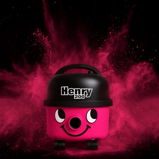 Numatic Henry stofzuiger HVR200-11 - Stofzuiger met zak - Fuchsia - Speciale kleur editie