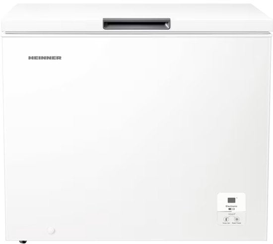 Heinner HCF-HS248EE++ Vrieskist – 248 L – Elektronische Bediening – LED-verlichting – Supervriesfunctie – Kinderslot – Wit – 5 Jaar Garantie